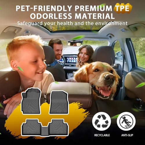 Floor Mats for KIA K4 2025 2026 2027 All Weather 3D TPE Anti