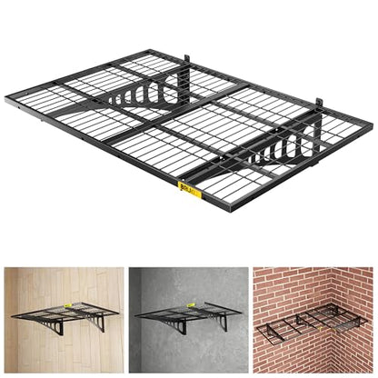 2x3ft Adjustable Rail Wall Garage Storage Shelf (2x3ft-1pack)