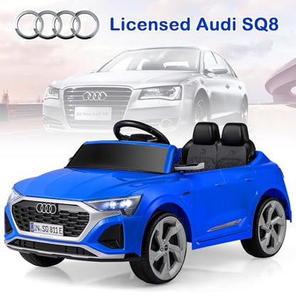 Licensed Audi SQ8 Ride on Car by OLAKIDS (Blue)