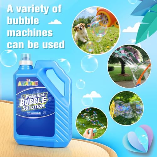 Bubble Solution Refill 70 OZ (Blue-70 Ounce)