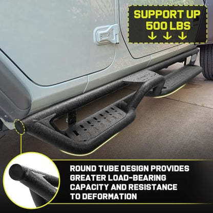 Side Steps Compatible with 2018 (18-26 JL 4 Doors)