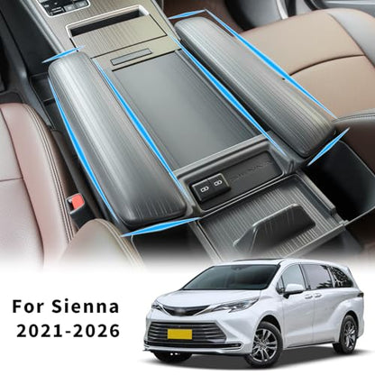 2PCS Center Console Armrest Side Cover for Toyota Sienna 2021 (Center Console Armrest Side Cover)