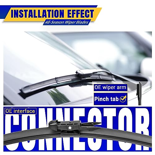 2 wipers Replacement for Toyota Tundra 2007 (26"/23")