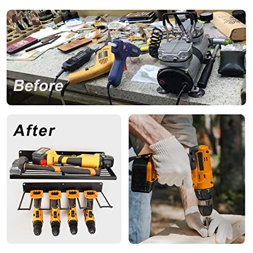 Power Tool Organizer with Charging Station (1shelf+1rack)