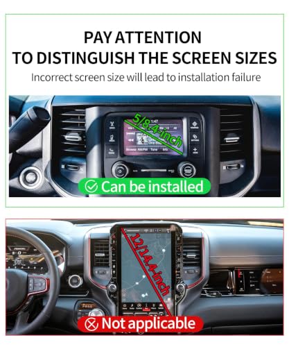 Car Phone Holder for Dodge Ram 1500 (for 2019-2026 RAM 1500 2500 3500 (5/8.4-inch))