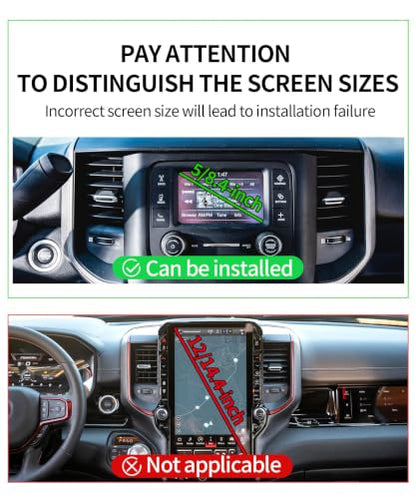 Car Phone Holder for Dodge Ram 1500 (for 2019-2026 RAM 1500 2500 3500 (5/8.4-inch))