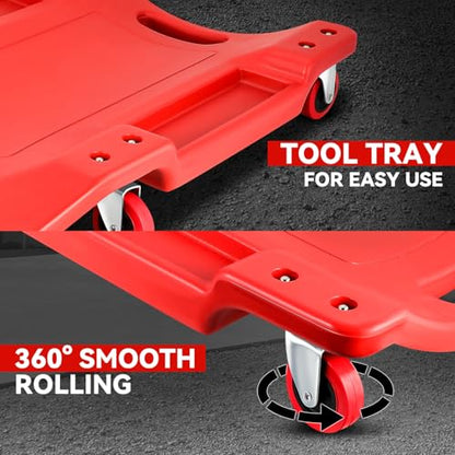 36 in Low Profile Under (Red / 36" L)