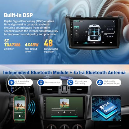 4+64GB 9" Android 14 Car Stereo for Mazda 3 2010 (Mazda 3 4+64GB)