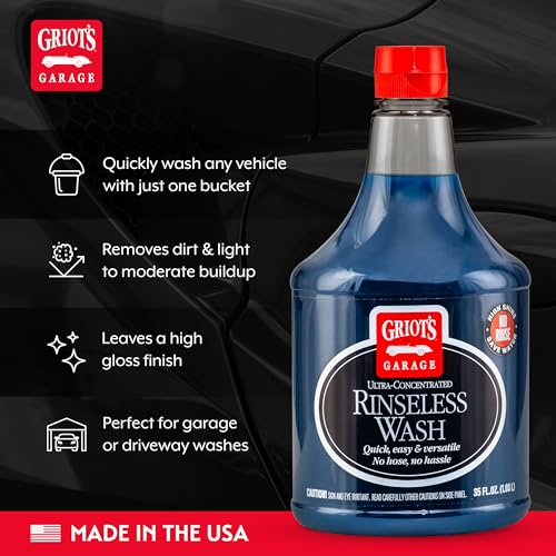 Rinseless Wash for Car Cleaning and Detailing