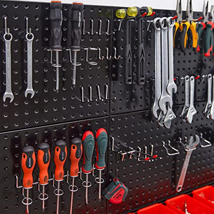 Pegboard Wall Organizer (Black)