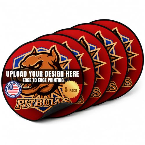 Customizable Round Magnet 6 Inch 5 Pack (5 Pack)