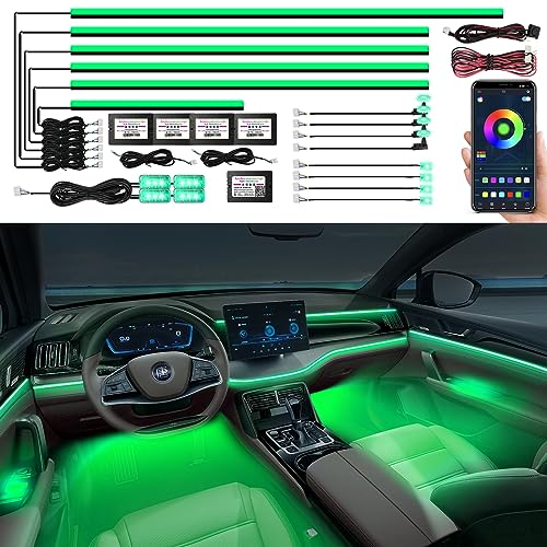 Acrylic Interior Car LED Strip Light (RGB color 18 in 1)