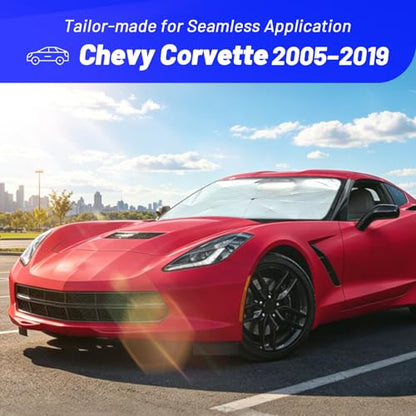 Windshield Sun Shade for Chevrolet Corvette 2005 (Fit for Chevrolet Corvette 2005-2019)