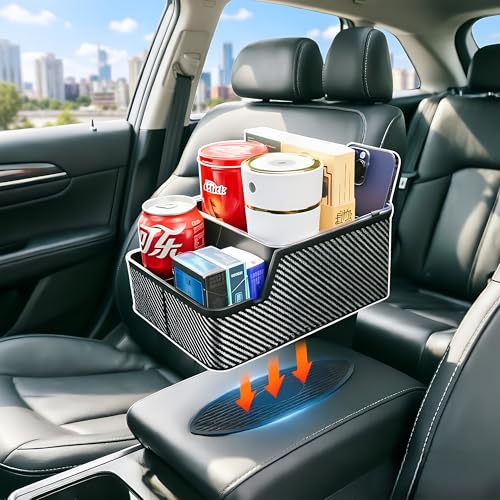 Car Seat Organizer with Compartment (Black)