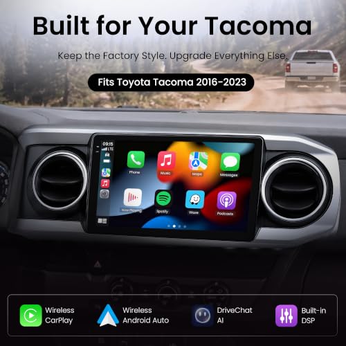 S8 Gen4 10.1" Android Car Stereo for Toyota Tacoma 2016 (10.1")