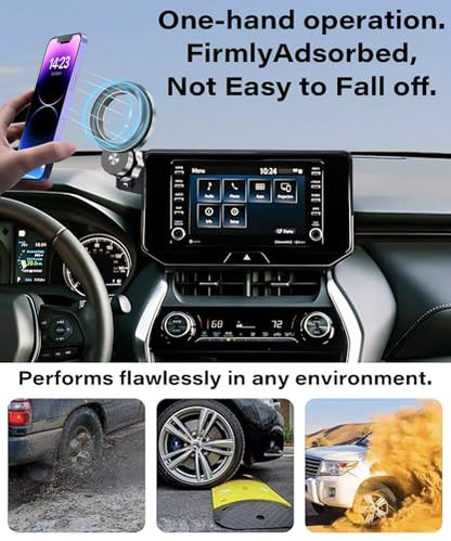 Car Phone Holder for Toyota Venza 2021 2022 2023 2024 8" Screen Accessories (fit for 2021-2024 Toyota Venza (8 Inch Screen))