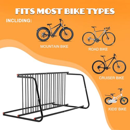 Floor Bike Rack (Black / 60")