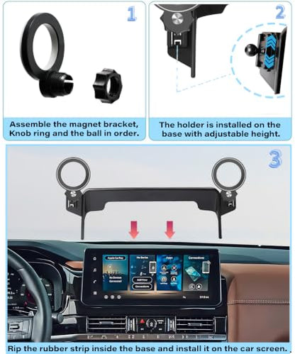 Car Phone Holder for Nissan Pathfinder 2026 12.3 Inch Screen Accessories (fit for Pathfinder 2026(12.3 Inch Screen))