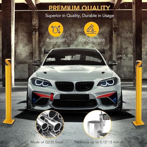 4 Pack Heavy Duty Safety Bollards (42 inch)
