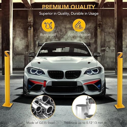 4 Pack Heavy Duty Safety Bollards (42 inch)