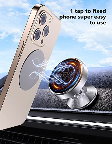 2 Pack Magnetic Phone Holder for Car (Sliver)