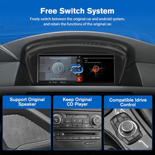 8.8 Inch Linux Car Radio for BMW E60 E61 E63 E64 E90 E91 E92 CCC 2004 (2G+8GB without Cam)