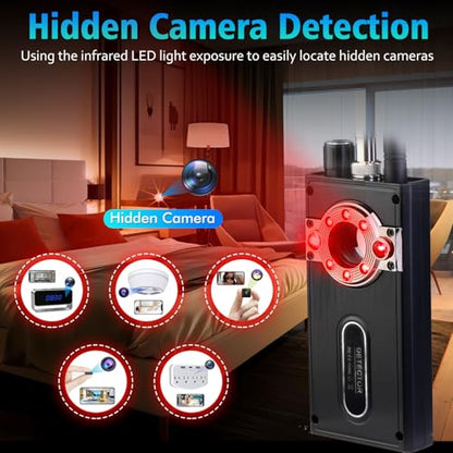 Hidden Camera Detector & Bug Detector (Black)