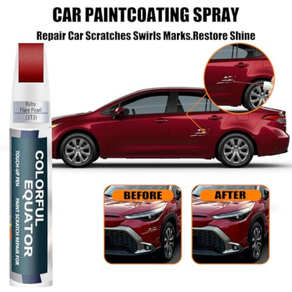 3T3 Ruby Flare Pearl Car Touch Up Paint for Toyota OEM Color Match (Ruby Flare Pearl(3T3) compatible with All Models)
