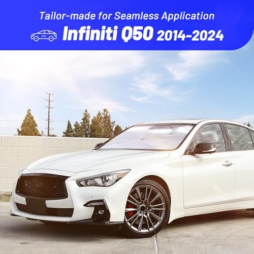 Windshield Sun Shade Umbrella for Infiniti Q50 2014 (for Q50 2014-2024)