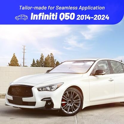 Windshield Sun Shade Umbrella for Infiniti Q50 2014 (for Q50 2014-2024)