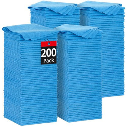 Microfiber Cleaning Cloth (200 Pack)
