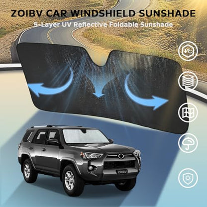 Car Windshield Sun Shade for Toyota 4Runner 2010 (for Toyota 4Runner 2010-2024)