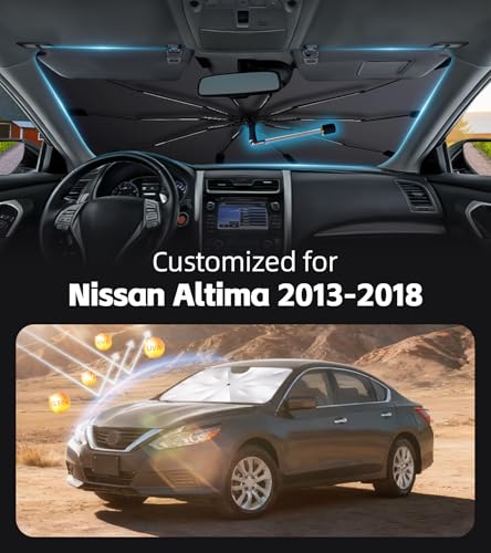 Windshield Sun Shade for Nissan Altima 2013 (Fit for Nissan Altima 2013-2018)