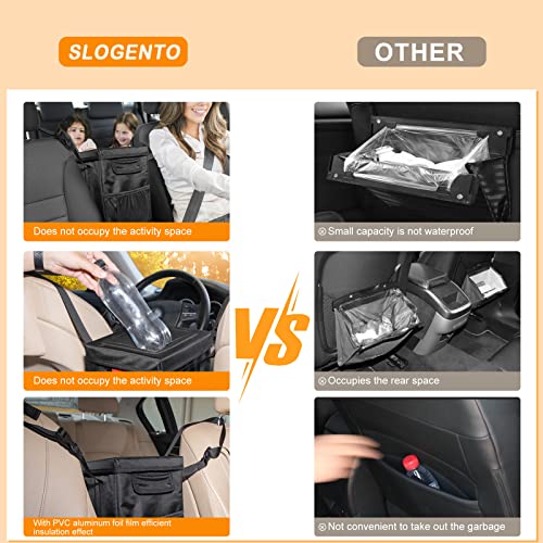 Hanging Car Trash Bag with Lid (Organizer Box)