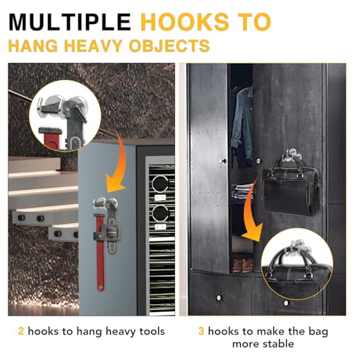 Magnetic Hooks (Silver / 0.63in)