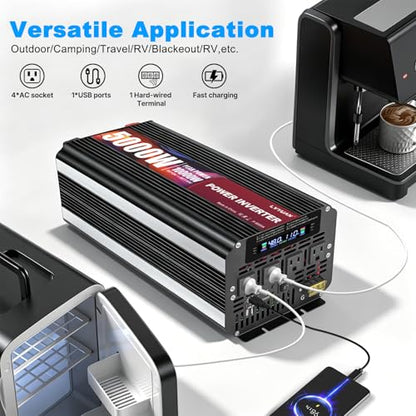 5000 Watt Power Inverter 48V to 110V 120V for Vehicle (48V-5000W-Standard)