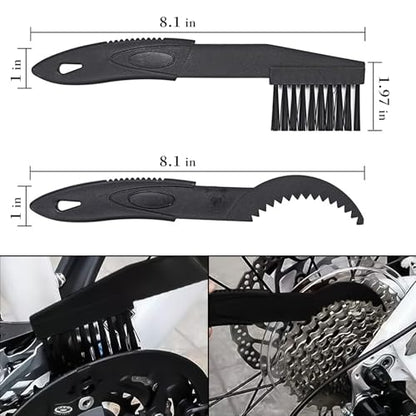 MotorcycleBicycle Chain Cleaner and Gear Cleaning Tool (Set of 3)