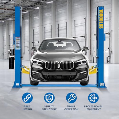 110V Two Post Car Lift 10 (Floor Plate-110V)
