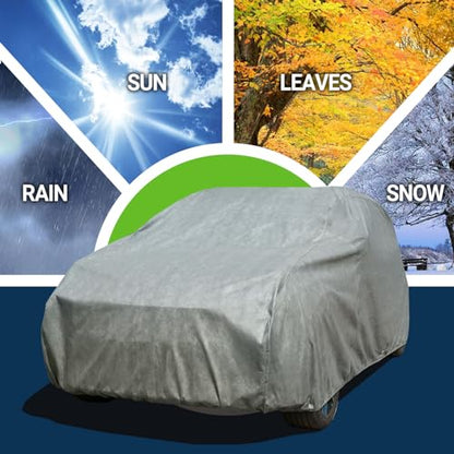 7 Layer All Weather Waterproof Car Cover for SUV 175" (SUV S1 175"-187")