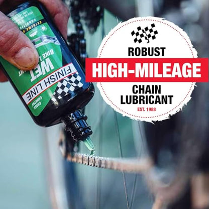 Wet Bike Chain Lubricant 4 fl oz (4 oz)