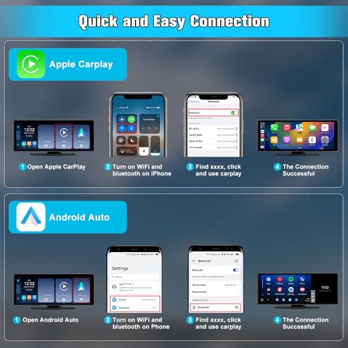 10.26" Carplay Screen for Car Portable (ZX-US-CLP12A-1)
