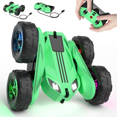 Fast Direct Charging Remote Control Car with LED (Green)