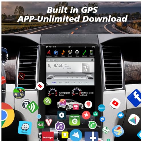 13.3 Inch Android Car Radio Head Unit for Ford Taurus 2012 (Manual A/C PX6 Hexa core 4G+64G+CarPlay+Voice)