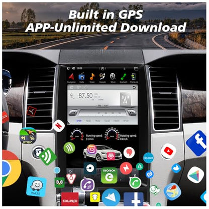 13.3 Inch Android Car Radio Head Unit for Ford Taurus 2012 (Manual A/C PX6 Hexa core 4G+64G+CarPlay+Voice)