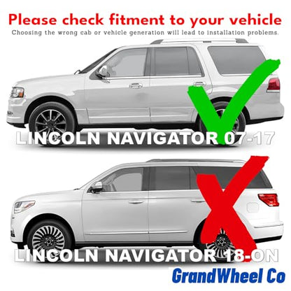 Window Deflectors Smoke Tinted in (For Navigator 07-17)