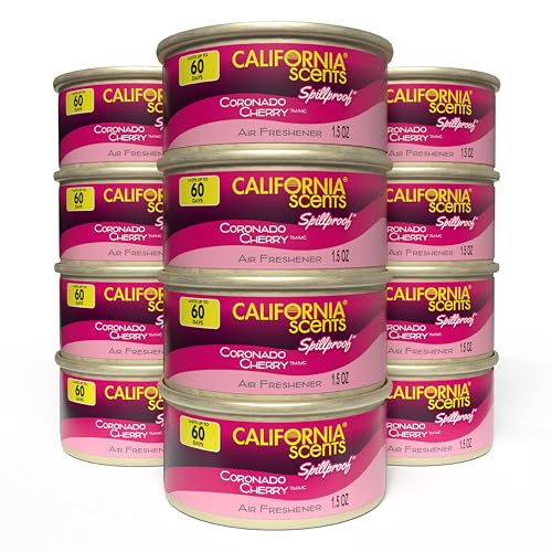 Can Air Freshener and Odor Neutralizer by California Scents (1.5 Ounce (Pack of 12))