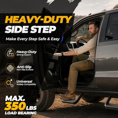 Universal Side Step for Pickups & Trucks (Black)