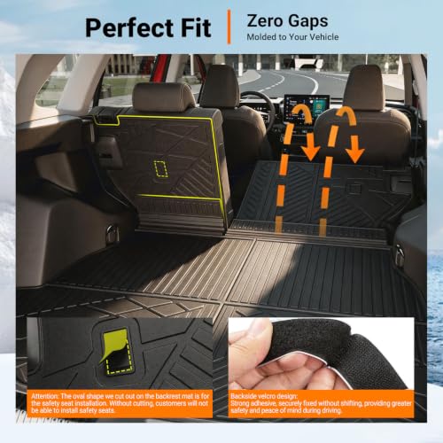 Floor Mats Cargo Mat Compatible with 2026 Toyota RAV4