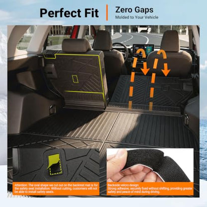 Floor Mats Cargo Mat Compatible with 2026 Toyota RAV4
