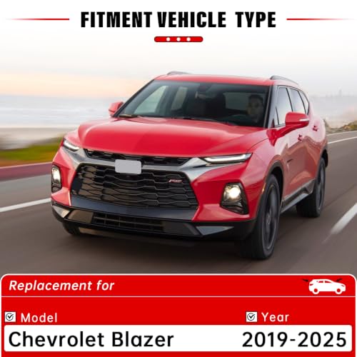 Windshield Wiper Blades Replacement for Chevy Chevrolet Blazer 2019 (24"+18"+12")